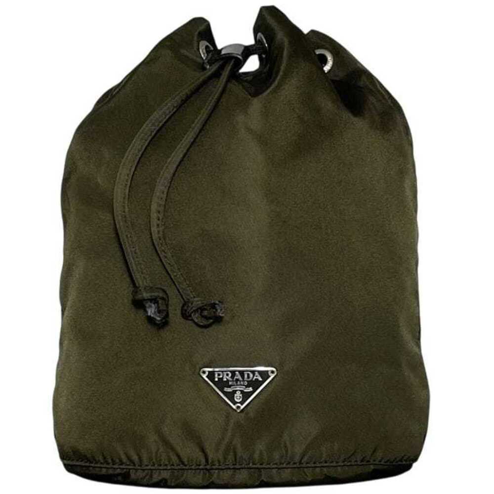 Prada Vera Pouch MV369 7 PRADA Nylon TUNDRA Khaki Green Dark Women's